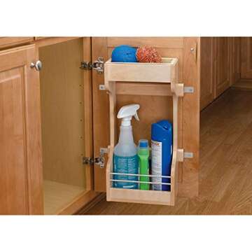 Rev-A-Shelf Dual Shelf Under Sink Organizer for Kitchen and Bathroom Cabinets, 30" Sink Base Vanity ...