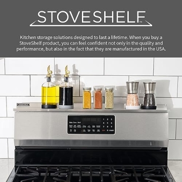 StoveShelf 20" Magnetic Shelf for Kitchen Storage Solution