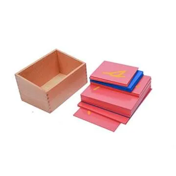 Adena Montessori Sandpaper Letters for Kids Learning