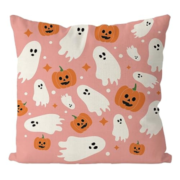 Vibrant Halloween Pillow Cover 18x18 for Home Decor