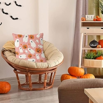 Vibrant Halloween Pillow Cover 18x18 for Home Decor