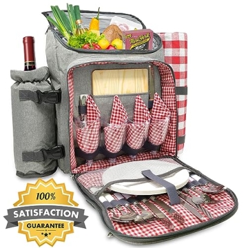 Nature Gear Large Picnic Backpack for Outdoor Fun