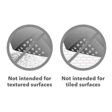 TIKE SMART Non-Slip Bathtub Mat for Smooth Tub Safety