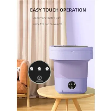 Portable Washing Machine with Large Capacity and Foldable Design