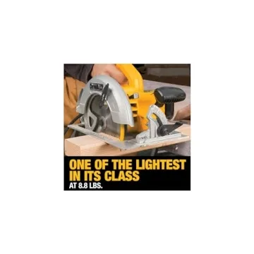 Lightweight DEWALT 7-1/4 Inch Circular Saw for Precision Cutting
