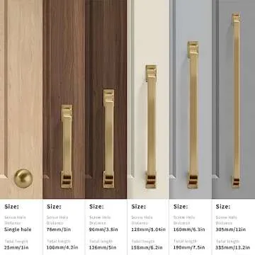 CABDM 10 Pack 1 Inch Vintage Ball Brushed Brass Cabinet Knobs Kitchen Cabinet Hardware Brushed Gold Drawer Knobs Pulls for Drawers.