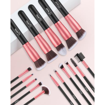 BESTOPE PRO 16 Pcs Makeup Brushes - Flawless Application Set