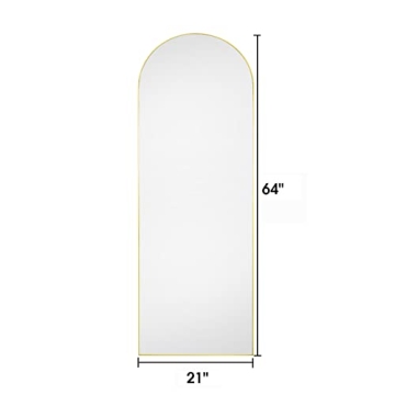 AyeWish Arched Full Length Mirror with Stand - 64"x21"