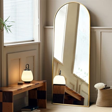 AyeWish Arched Full Length Mirror with Stand - 64"x21"