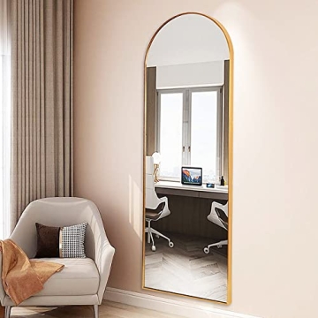AyeWish Arched Full Length Mirror with Stand - 64"x21"