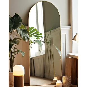 AyeWish Arched Full Length Mirror with Stand - 64"x21"