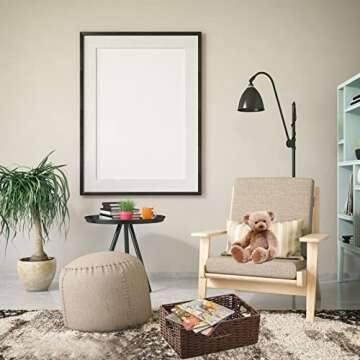 TOPZEA 2 Pack Brown Wicker Storage Basket for Shelves, Hand Woven Paper Rope Shelf Basket, Pantry Organization Baskets with Handle, Decorative Closet Organizer Bins for Kitchen, Bathroom, Coffee Bar