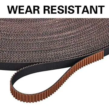 5M GT2 Timing Belt, Upgrade Non-Slip Version, Width 6mm, Fit for 3D Printer and Most Belt Driven Printers