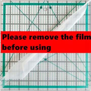 Quilting Rulers,Quilting Templates Square Ruler (4.5", 6", 9.5", 12.5"),Quilting Rulers Acrylic Rule...