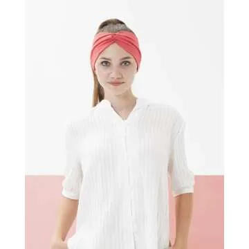 jollybows 16 PCS Stretch Headbands for Women Elastic Hair Bands Yoga Running Hair Wrap Non-slip Head Wraps Hair Accessories for Girls