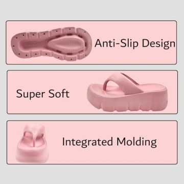 OrderKia Women's Stylish Comfort Cloud Flip Flops