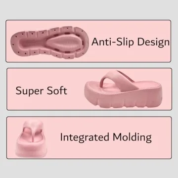 OrderKia Women's Stylish Comfort Cloud Flip Flops