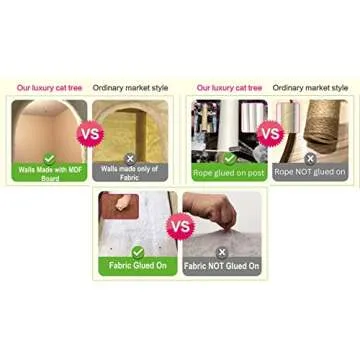 Go Pet Club 72" Stylish Indoor Cat Tree Tower