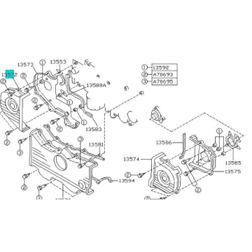 Subaru Timing Belt Cover - Durable Protection for Your Engine
