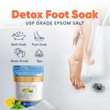 Detox Foot Soak with Epsom Salt & Essential Oils