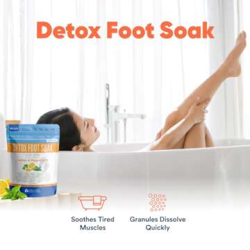 Detox Foot Soak with Epsom Salt & Essential Oils