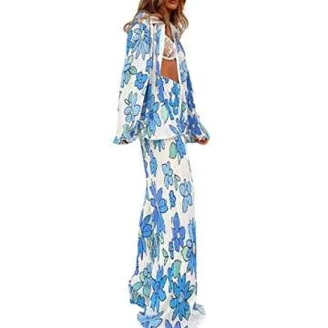 Stylish Franhais Women's 2 Piece Outfits Pants Sets