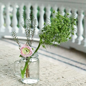 Kate Aspen Mason Jar Mugs with Lids - Set of 6