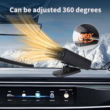 Portable 12V Car Heater - Fast Heating and Cooling Solution