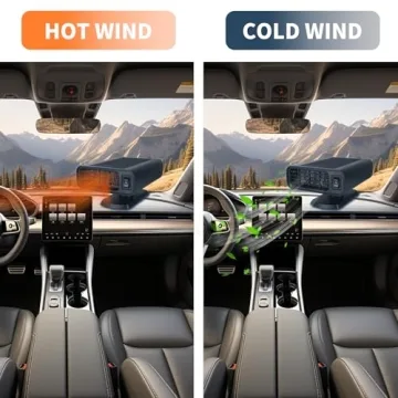 Portable 12V Car Heater - Fast Heating and Cooling Solution