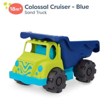 B. toys- Colossal Cruiser 20" Sand Truck- Water & Sand Playset - Beach Dump Truck for kids- 18 months +
