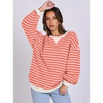 Vibrant Oversized Women's Sweatshirt for Comfort and Style