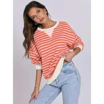 Vibrant Oversized Women's Sweatshirt for Comfort and Style