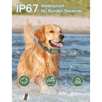 Airverse Waterproof 3300 ft Dog Shock Collar Training