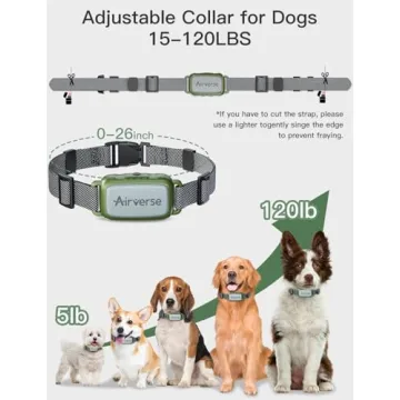 Airverse Waterproof 3300 ft Dog Shock Collar Training