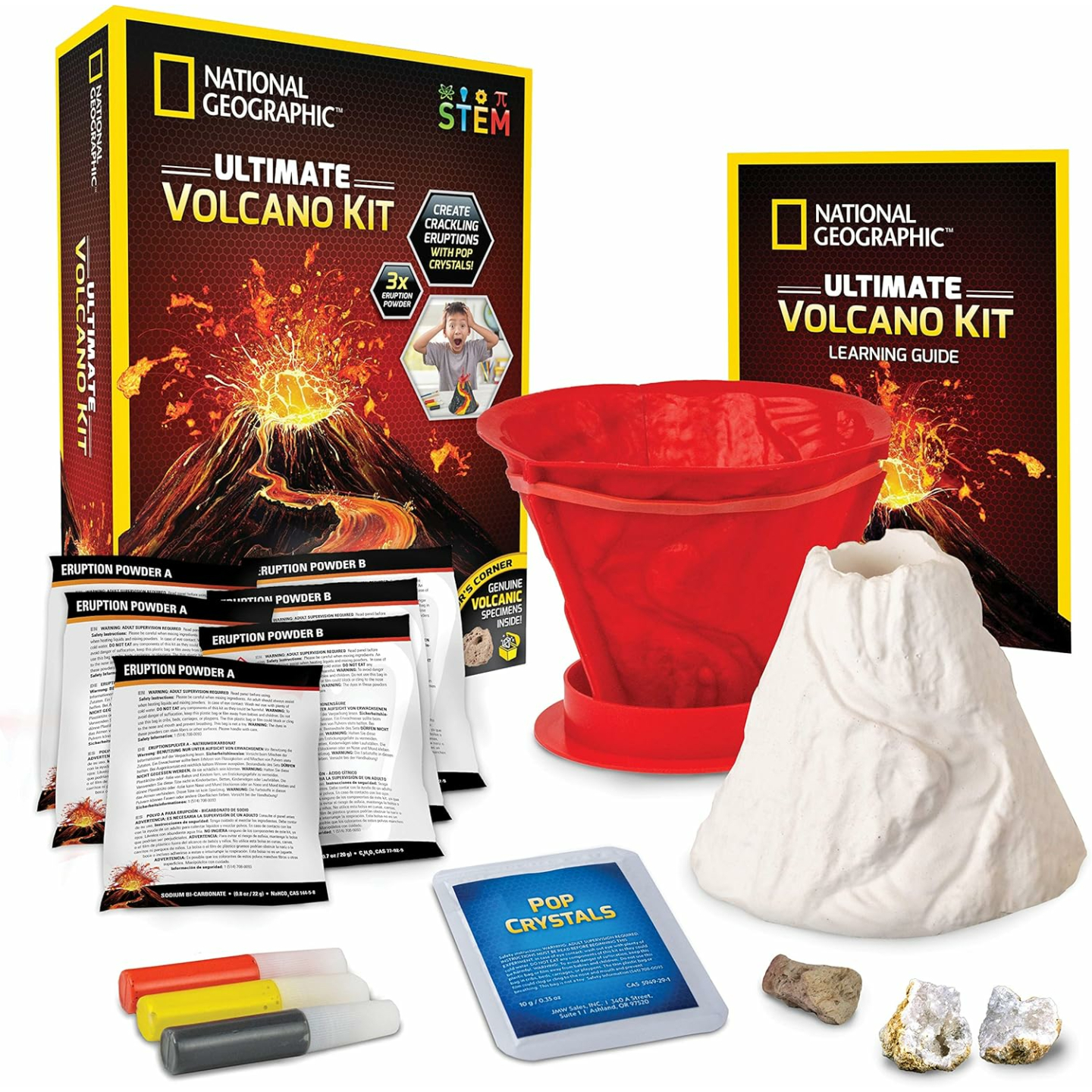 Ultimate Volcano STEM Kit for Kids - Fun Learning Activity