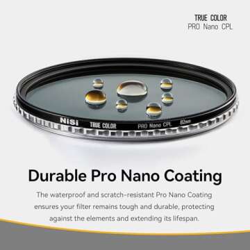 NiSi 112mm True Color PRO Nano CPL | Rotating Circular Polarizing Lens Filter for Nikon NIKKOR Z 14-24mm f/2.8S | Glare Reducing, Nano Coated Optical Glass, Zero Color Shift