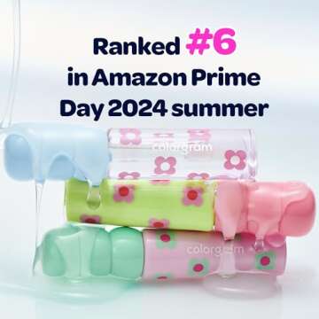 COLORGRAM Fruity Glass Tint 03 Soda Cool Peach | Korean Long Lasting &Waterproof Lip Stain | Glossy ...