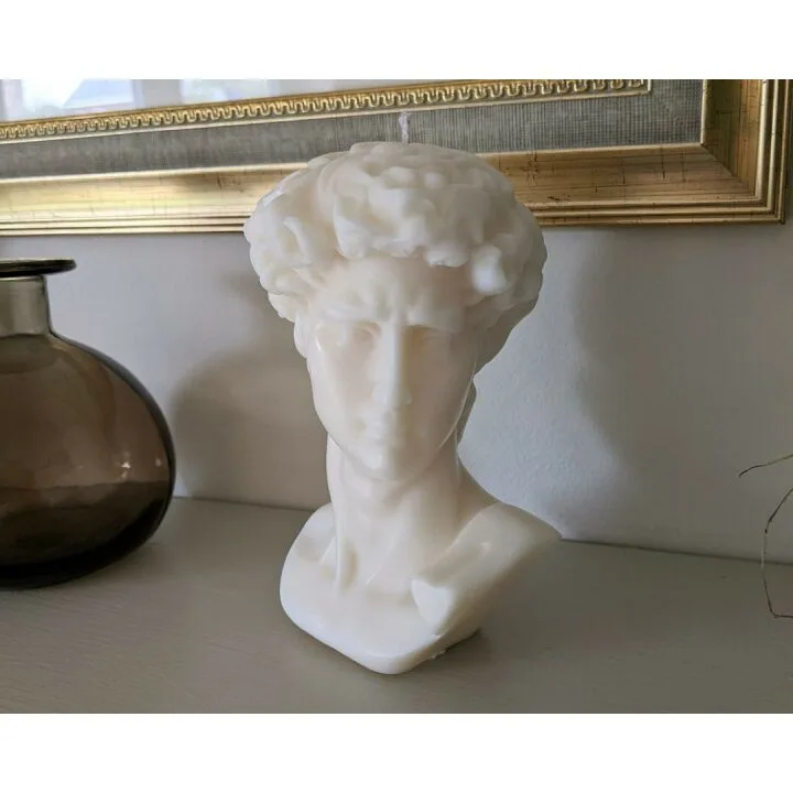 David Statue Soy Wax Candle - Hand Poured Aroma