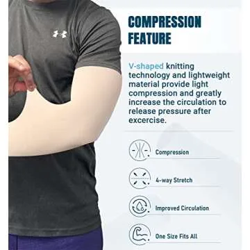Aegend Cooling Arm Sleeves for UV Protection and Comfort