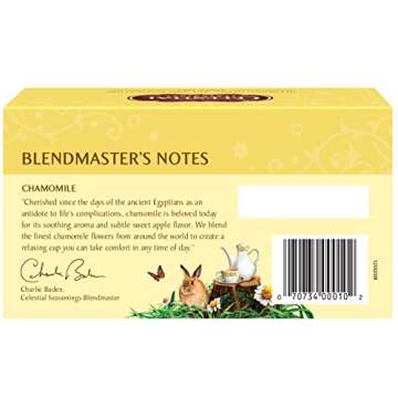 Celestial Seasonings Herbal Tea, Chamomile, 20 Count