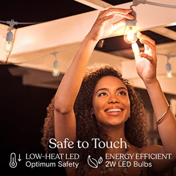 Brightech Ambience Pro Waterproof LED Outdoor String Lights 48ft