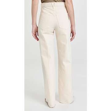 Veronica Beard Women's Taylor High Rise Wide Leg Jeans