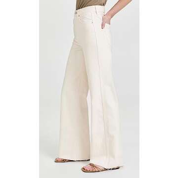 Veronica Beard Women's Taylor High Rise Wide Leg Jeans