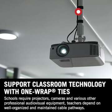 VELCRO Brand Cut to Length Straps 25 Yards x 3/4" Wide Width for Strength and Durability Double Sided Self Gripping Roll, Black, 189645