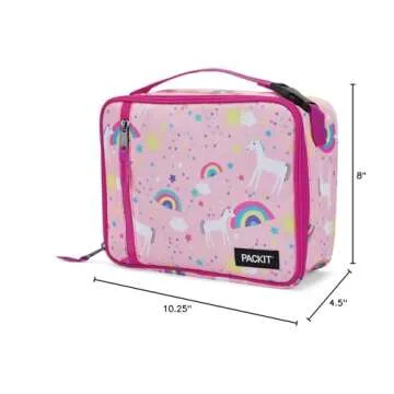 PackIt Freezable Classic Lunch Box - Unicorn Sky Pink