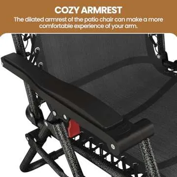 Yaheetech Zero Gravity Recliners for Outdoor Relaxation