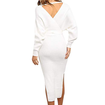 Stylish Viottiset Batwing Sleeve Midi Dress for Women