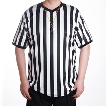 obmwang Referee Shirt - Unisex Umpire Costume for Everyone