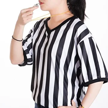 obmwang Referee Shirt - Unisex Umpire Costume for Everyone