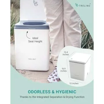TRELINO Composting Toilet | Portable, Eco-Friendly & Stylish
